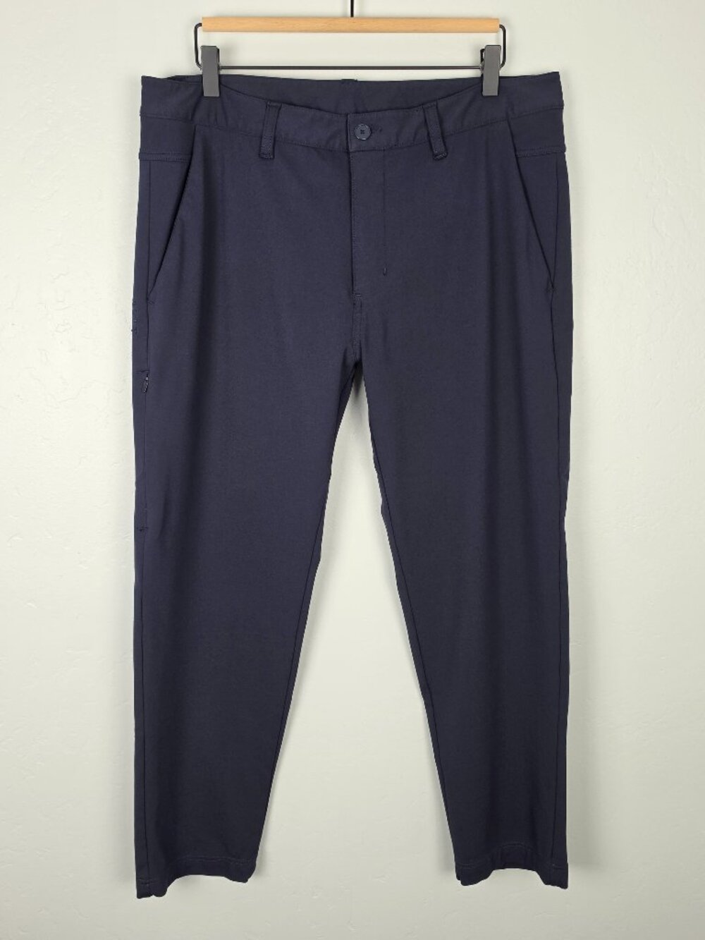 BYLT Everyday Pant 2.0 Size XL 36x27 Performance Stretch Chino Navy Blue